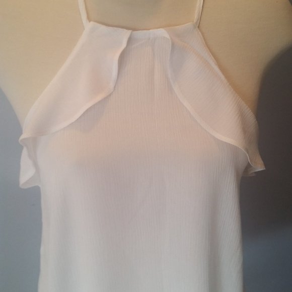 Bright White H&M Divided halter top NWOT - Picture 1 of 2